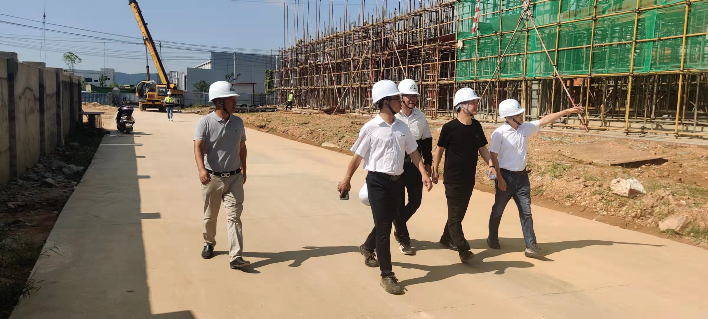 【N5工厂】hahabet星辰大海新材全力以赴推进项目建设(图2)